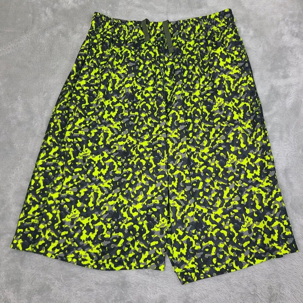 Nike Men's Dri-Fit Fly‎ Wetland Training Shorts Size Med  839678-702 Yellow Camo